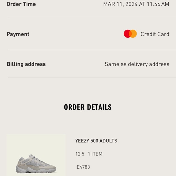 Yeezy 500 Stone Salt - Picture 3 of 6